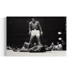 Muhammad Ali VS Sonny Liston Canvas Wall Art | Poster Print