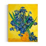 Vincent van Gogh 'Irises in a Vase' 1890 Canvas Wall Art | Poster Print