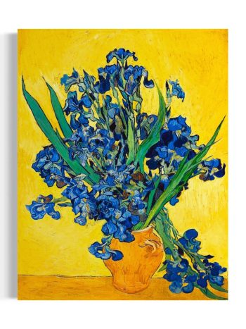 Vincent van Gogh 'Irises in a Vase' 1890 Canvas Wall Art | Poster Print