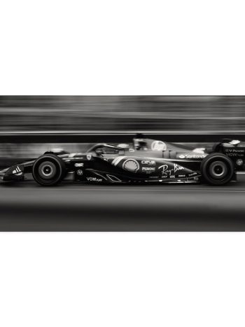 Formula 1 Racing Car Black & White Canvas Art | Poster Print