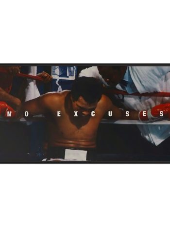 Muhammad Ali 'No Excuses' Canvas Wall Art | Poster Print