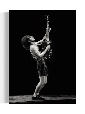 Angus Young, AC/DC Canvas Wall Art | Poster Print