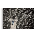 Christiano Ronaldo 7 | Iconic Football Legend Canvas Art | Poster Print