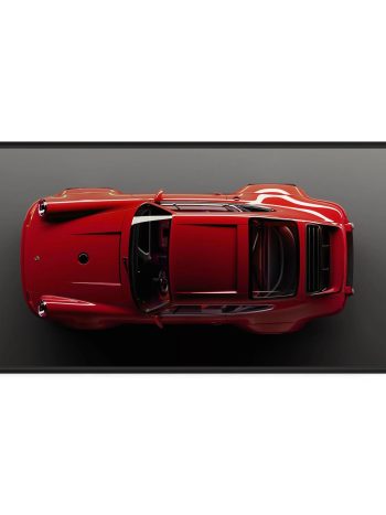 Red Porsche Top Canvas Wall Art | Poster Print