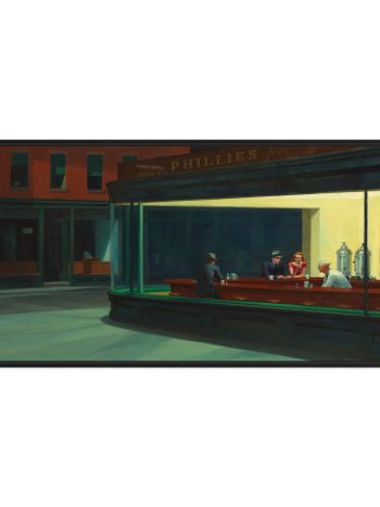 Edward Hopper 'Nighthawks' 1942 Canvas Wall Art | Poster Print