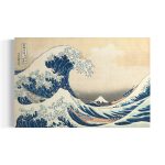Hokusai The Great Wave off Kanagawa Canvas Wall Art | Poster Print