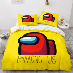 AmongUsCosplay3PieceComforterBeddingSetsDuvetCoverBedSheets_4