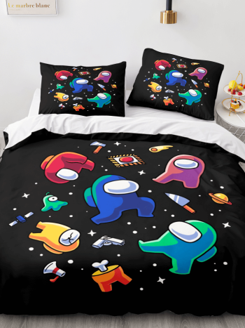 Among Us PatternCosplay Bedding Sets Quilt Cover