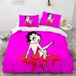 BettyBoopCosplayBeddingSetsDuvetCoversComforterBedSheets_7