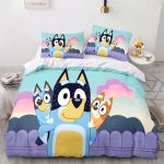 BlueyPatternBeddingSetQuiltCoverWithoutFiller_1