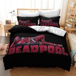 Deadpool2CosplayBeddingSetDuvetCoverHalloweenBedSheetsSets_2