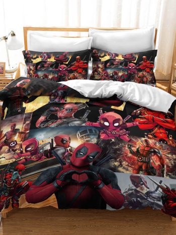 Deadpool 2 Cosplay Bedding Set Quilt Cover Without Filler
