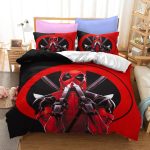 Deadpool2CosplayBeddingSetDuvetCoverHalloweenBedSheetsSets_2