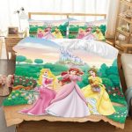 DisneyPrincessSnowWhiteCosplayBeddingSetDuvetCoverBedSheets_1
