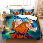 DragonBallSonGokuBeddingSetsQuiltDuvetCoverKidsBedSheets_8