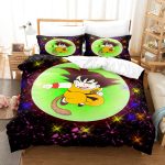 DragonBallSonGokuBeddingSetsQuiltDuvetCoverKidsBedSheets_8