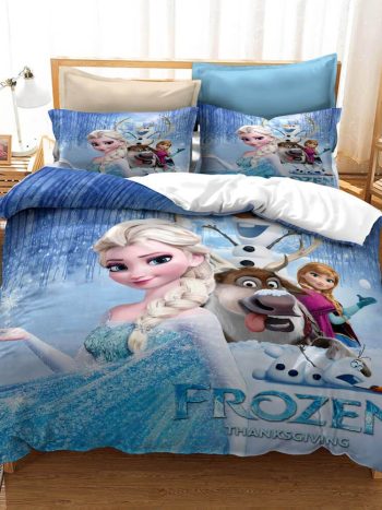 Frozen Princess Elsa Anna Bedding Set Duvet Cover Bed Sets