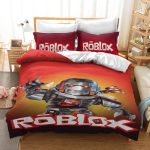 GameRobloxCosplayBeddingSetDuvetCoverBedSheetsBedroomDecor_1