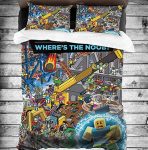 GameRobloxCosplayBeddingSetDuvetCoverBedSheetsBedroomDecor_1