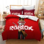 GameRobloxCosplayBeddingSetDuvetCoverBedSheetsBedroomDecor_1