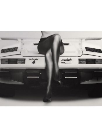 Lamborghini Girl Canvas Wall Art | Poster Print