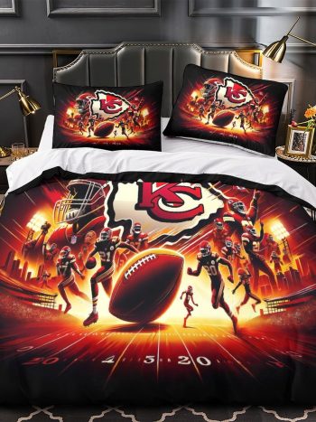 Kansas City Chiefs Bedding Set Duvet Cover Without Filler