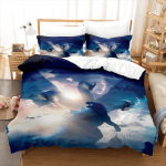KingKongvsGodzillaComforterBeddingSetDuvetCoversBedSheets_2