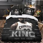 LakersLeBronRaymoneJamesBeddingSetPatternQuiltDuvetCover_10