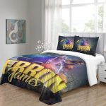 LakersLeBronRaymoneJamesBeddingSetPatternQuiltDuvetCover_10