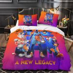 LakersLeBronRaymoneJamesBeddingSetPatternQuiltDuvetCover_10