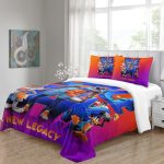 LakersLeBronRaymoneJamesBeddingSetPatternQuiltDuvetCover_10