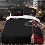LakersLeBronRaymoneJamesBeddingSetPatternQuiltDuvetCover_10