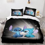 LiloandStitchCosplayComforterBeddingSetDuvetCoversBedSheets_4