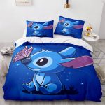 LiloandStitchCosplayComforterBeddingSetDuvetCoversBedSheets_4