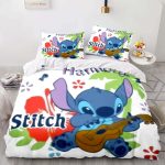 LiloandStitchCosplayComforterBeddingSetDuvetCoversBedSheets_4