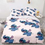 LiloandStitchCosplayComforterBeddingSetDuvetCoversBedSheets_4