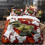 MarvelAvengersCosplayBeddingSetQuiltDuvetCoversBedSheetsSets_7