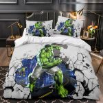 MarvelAvengersCosplayBeddingSetQuiltDuvetCoversBedSheetsSets_7