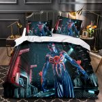 MarvelSpidermanSpider-ManCosplayBeddingSetDuvetCoversBedSheets_2