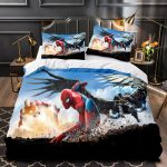MarvelSpidermanSpider-ManCosplayBeddingSetDuvetCoversBedSheets_2