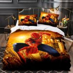 MarvelSpidermanSpider-ManCosplayBeddingSetDuvetCoversBedSheets_2