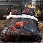 MarvelSpidermanSpider-ManCosplayBeddingSetDuvetCoversBedSheets_2