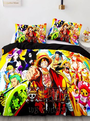One Piece Cosplay Bedding Sets Quilt Covers Without Filler