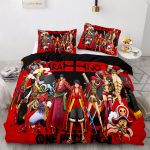 OnePieceCosplayBeddingSetsSoftDuvetCoversComforterBedSheets_17