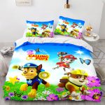 PAWPatrolCosplayBeddingSetsDuvetCoversComforterBedSheets_5