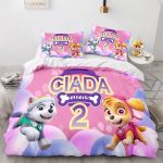 PAWPatrolCosplayBeddingSetsDuvetCoversComforterBedSheets_5
