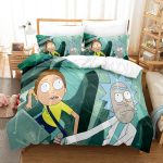 RickandMortyCosplay3-PieceBeddingSetsDuvetCoversBedSheets_5