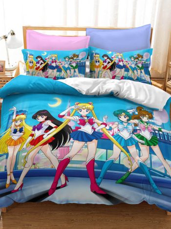 Sailor Moon Cosplay Bedding Set Quilt Cover Without Filler