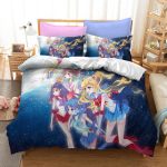 SailorMoonCosplayBeddingSetDuvetCoverChristmasBedSheetsSets_1