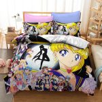 SailorMoonCosplayBeddingSetDuvetCoverChristmasBedSheetsSets_1